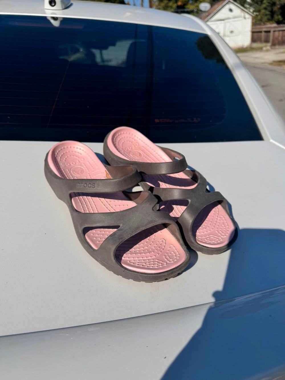 Crocs woman’s sandals size 8